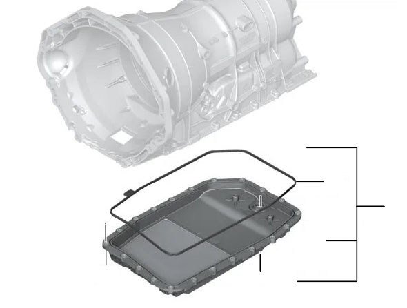 Gearbox carter phantom 2002-2012 - 09-2002 till 04-2012 (GA6HP32Z)