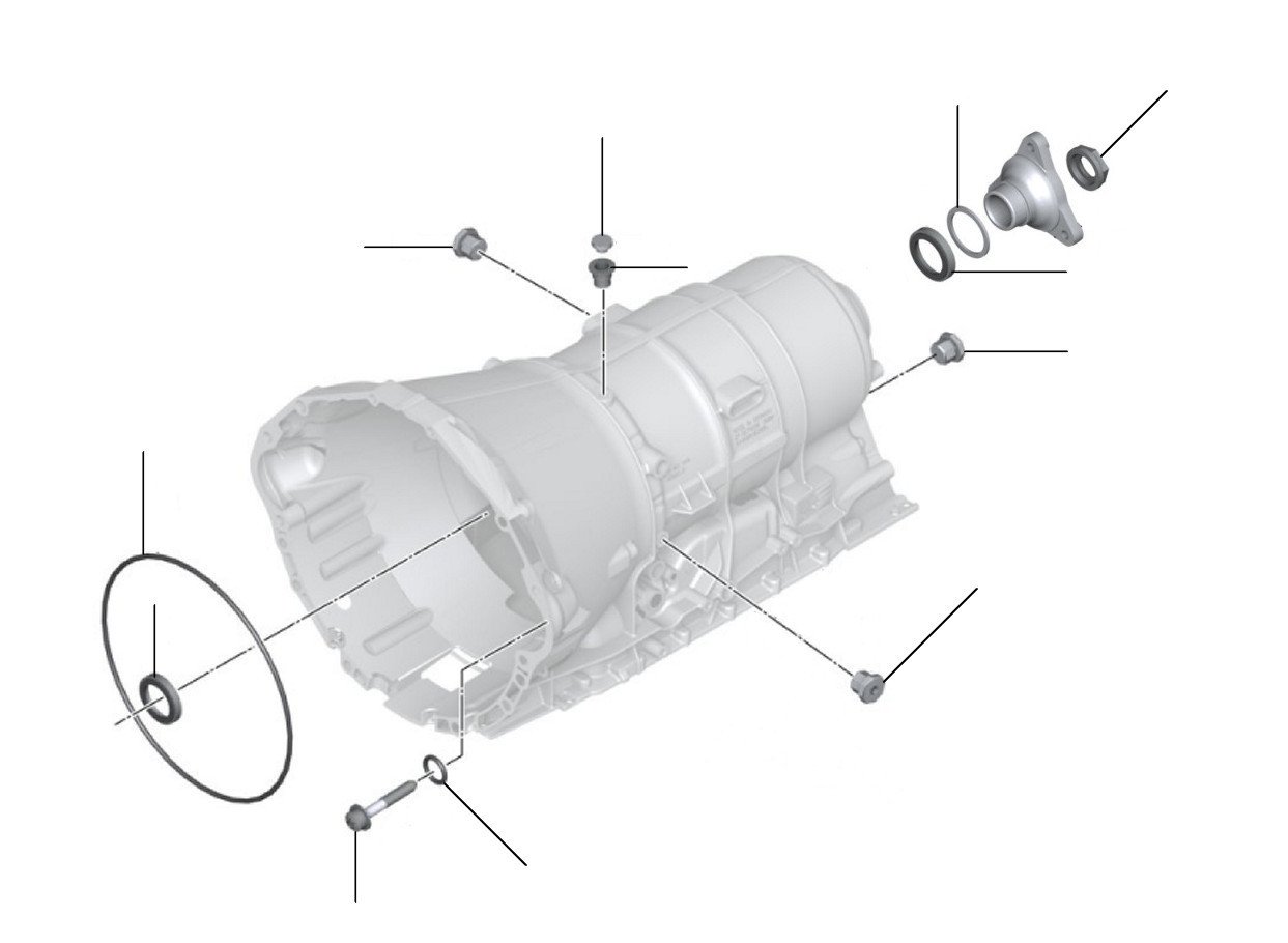 Sealings gearbox 09-2002 till 04-2012 phantom - 09-2002 till 04-2012 (GA6HP32Z)