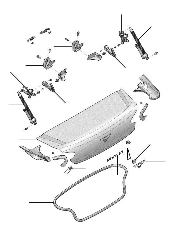 boot lid GTC 2019 onwards - 2019 till 2023