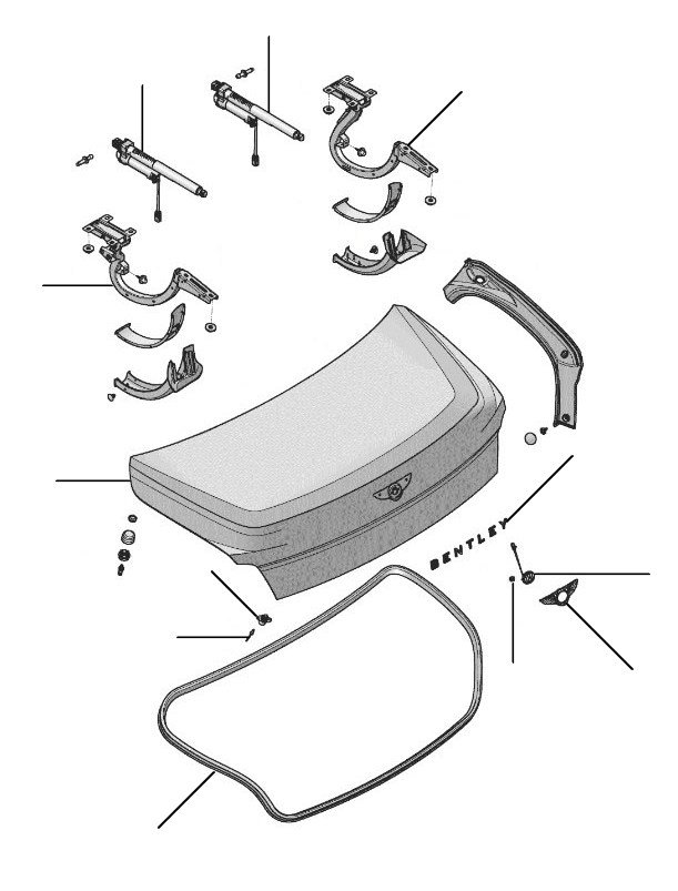 Boot lid flying spur 2020 onwards - 2020 till 2023