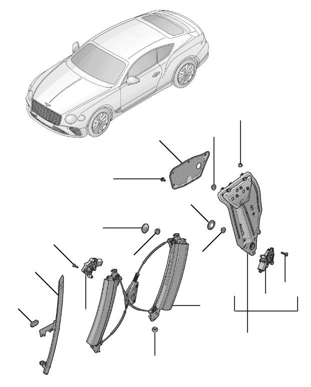 Window regulator GT 2018-2023 - 2018 till 2023