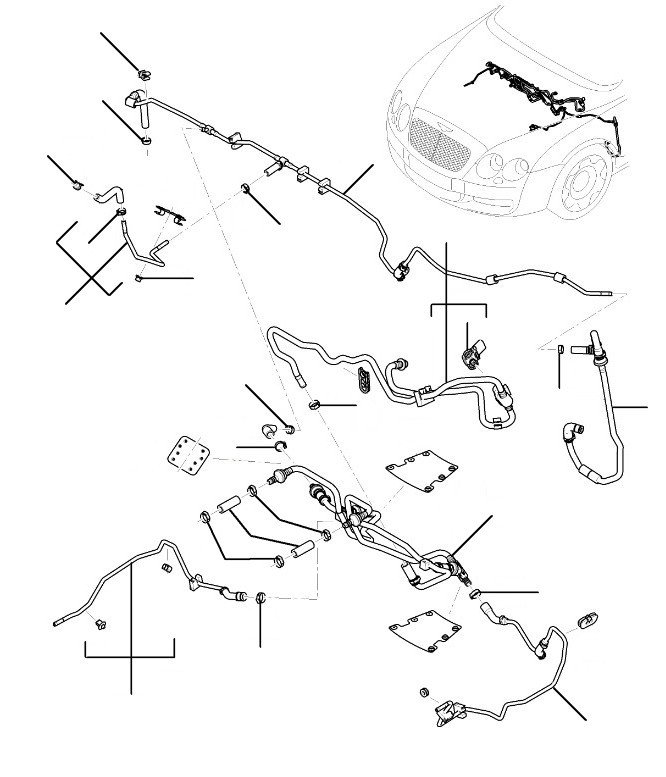 Vacuum pipes GT till 2006 - 2004 till 2006