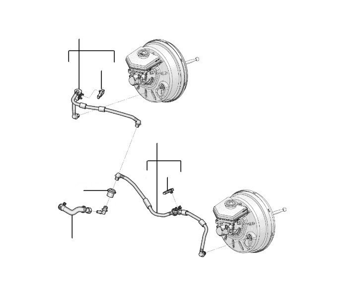 Vacuum pipes GT RHD W12 2018 onwards - 2019 till 2023