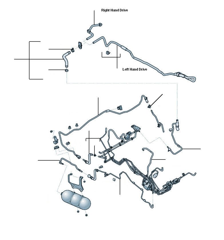 Vacuum pipes GT 2015-2017 V8 - 2015 till 2018
