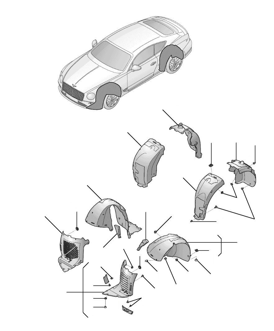 Wheel arch GT 2018 - 2020 - 2018 till 2023