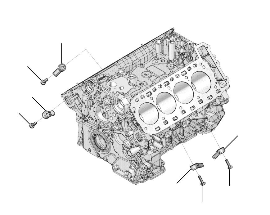 Knock sensor GT 2018-2023 V8 - 2019 till 2023