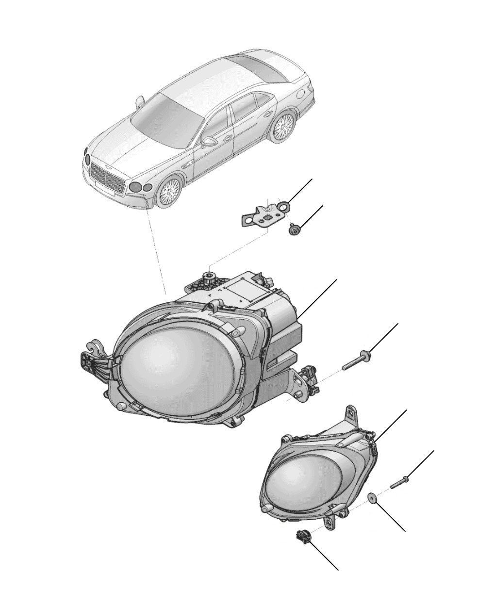 Headlamps LHD other than USA F.S. 2020-2023 - 2020 till 2023