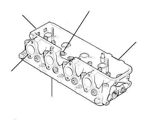 Cylinder head & manifold gaskets 1980 non turbo 01001-16970 - Cylinder Head Gaskets