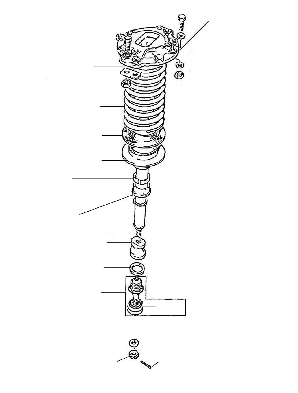 Front suspension springs 4 door cars 1980-2003 before 1990 - VIN 01001 till 28000
