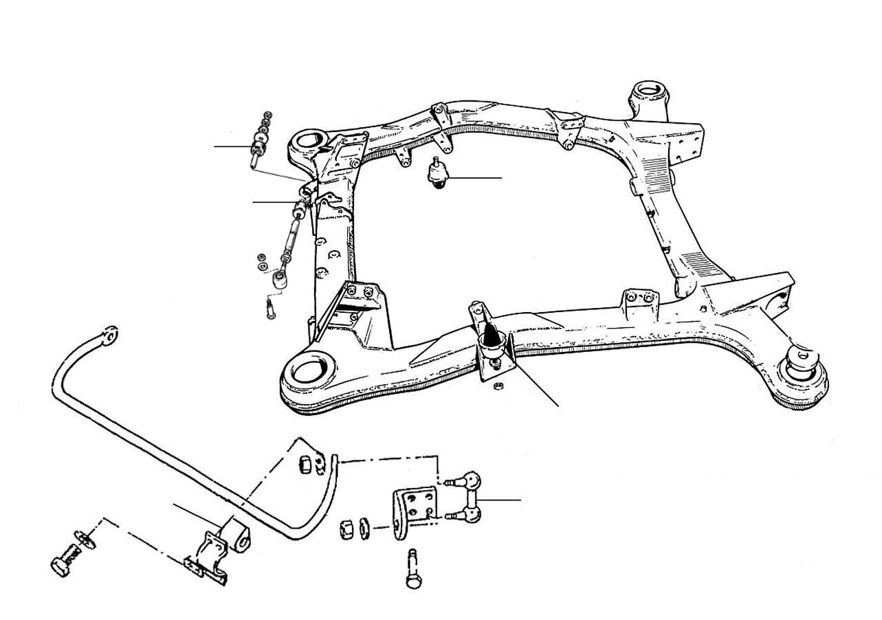 31234 Subrame & Anti-roll Bar - VIN 01001 till 02965