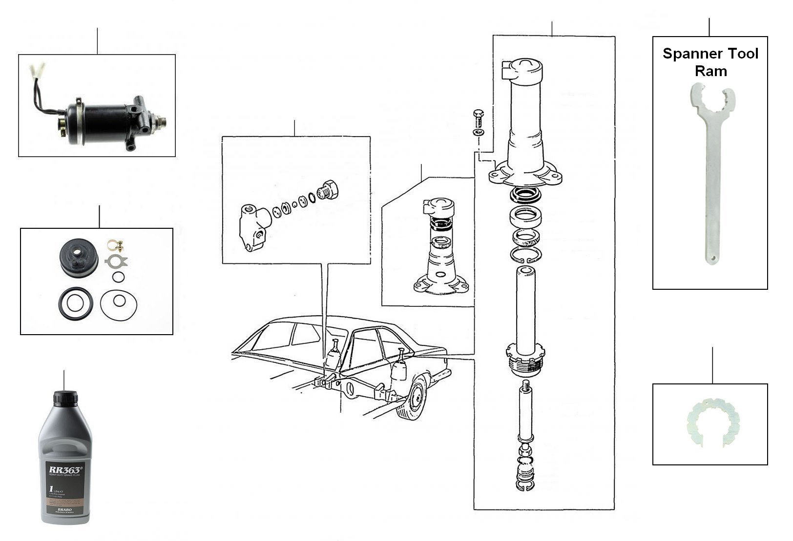 31250 Ram UR15502 - Height Control Rams & Restrictors
