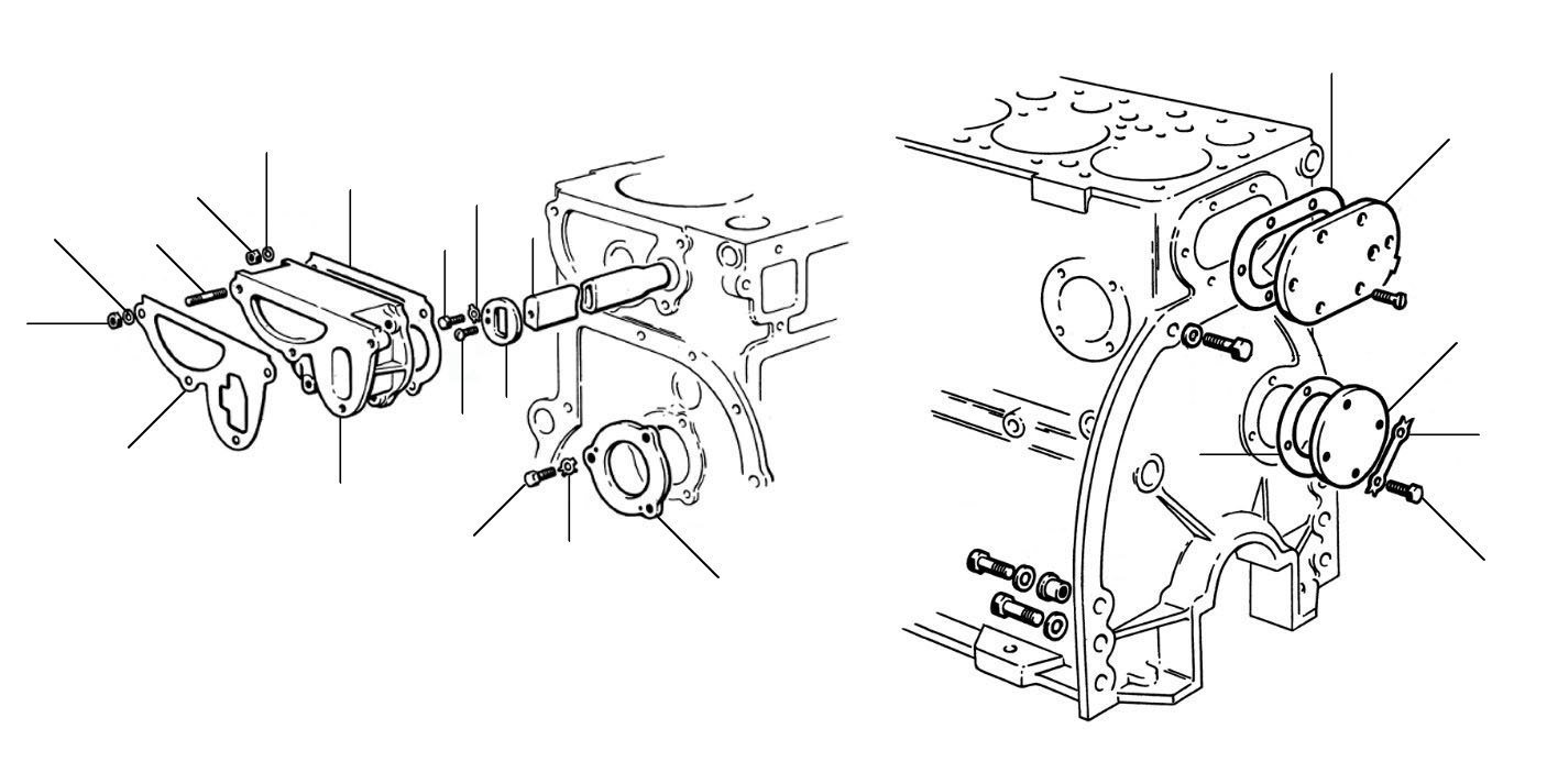 Crank case 1955 silver cloud I - Crankcase