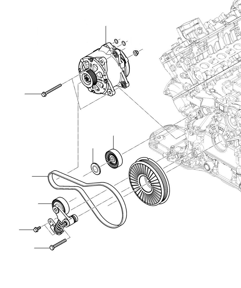 Tensioners. belts & pulleys - 2012 till 2017
