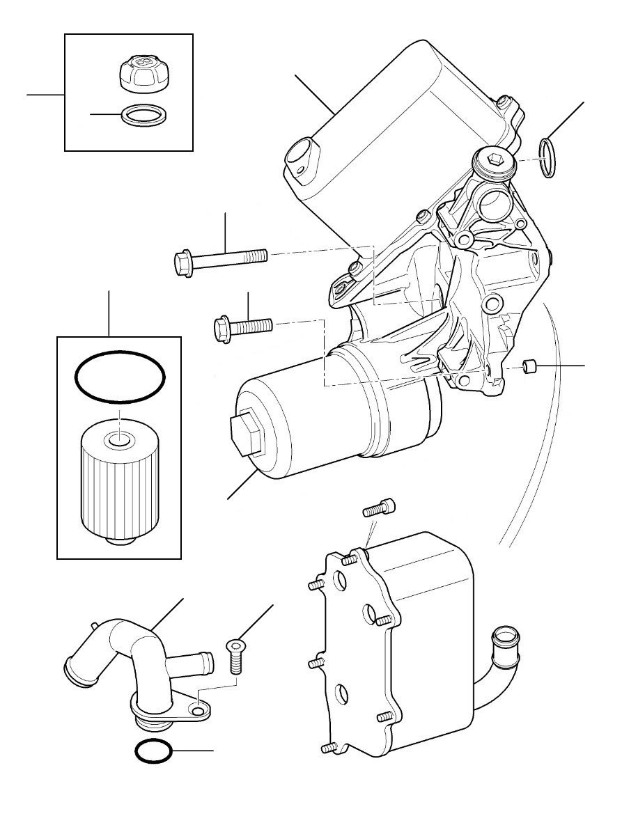 Oil cooler GT W12 - 2004 till 2011