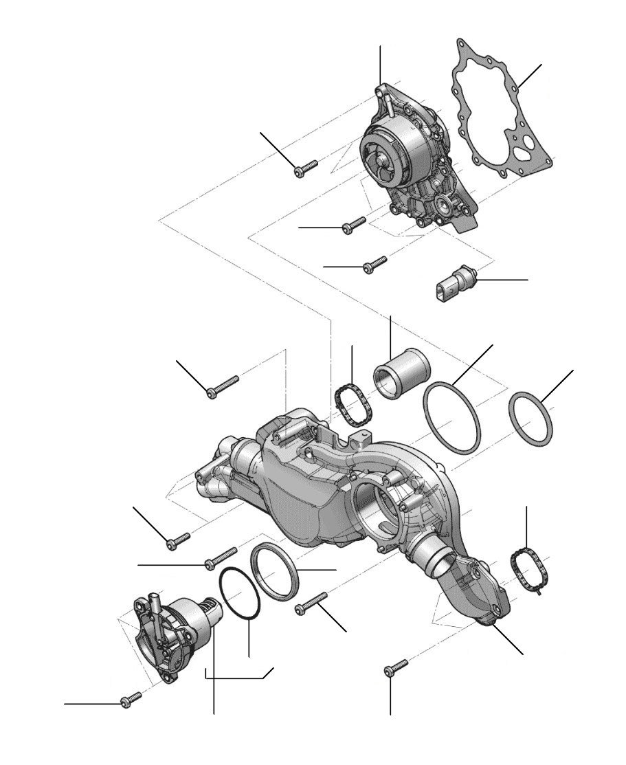 Waterpomp 2018-2024 GT V8 - 2018 till 2024