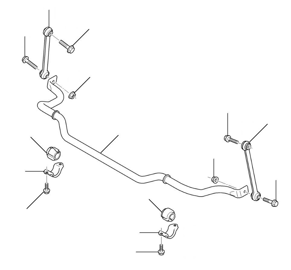 anti roll bar front mulsanne 2011-2021 - Anti Roll Bar