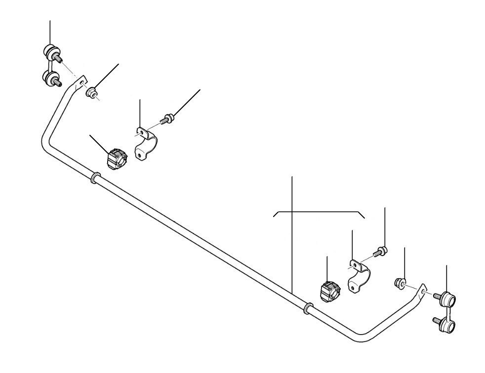anti roll bar rear mulsanne 2011-2016 - 2011 till 2016