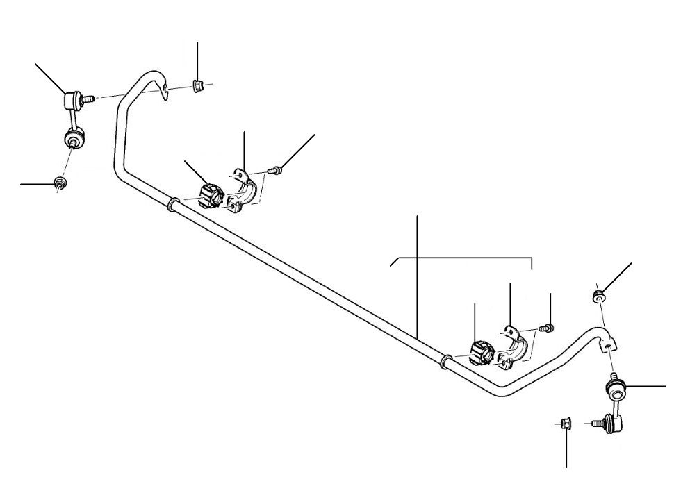 anti roll bar rear mulsanne 2017-2021 - 2017 till 2021