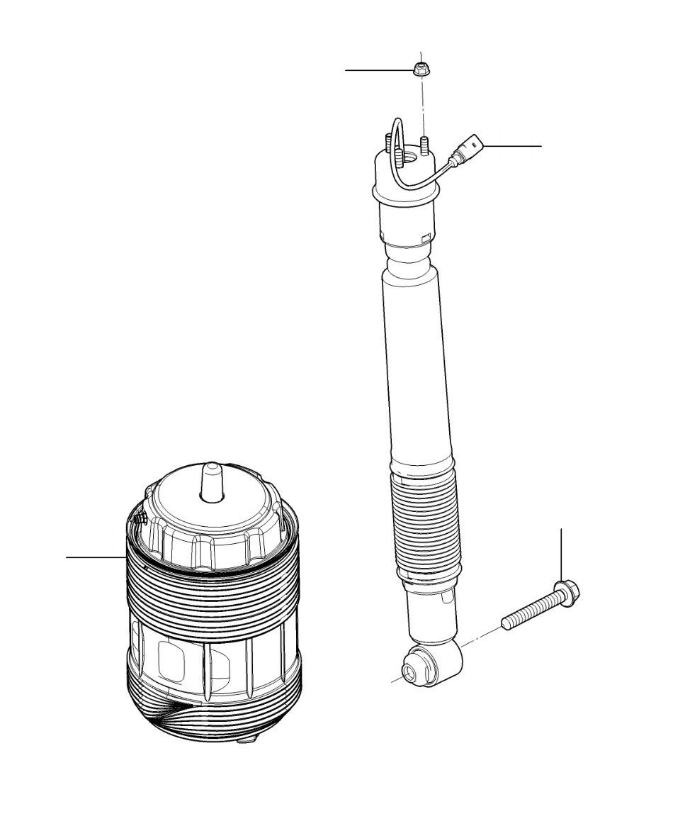 Air spring rear 2017 onw mulsanne - 2017 onwards
