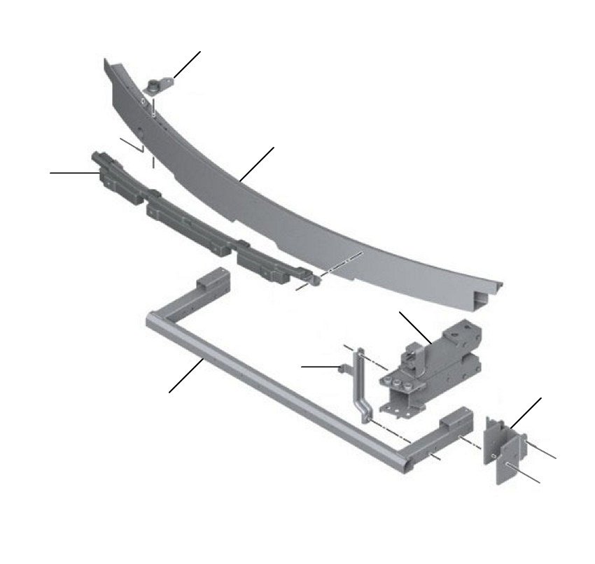 Bumper carrier front - Bumper Carrier Front