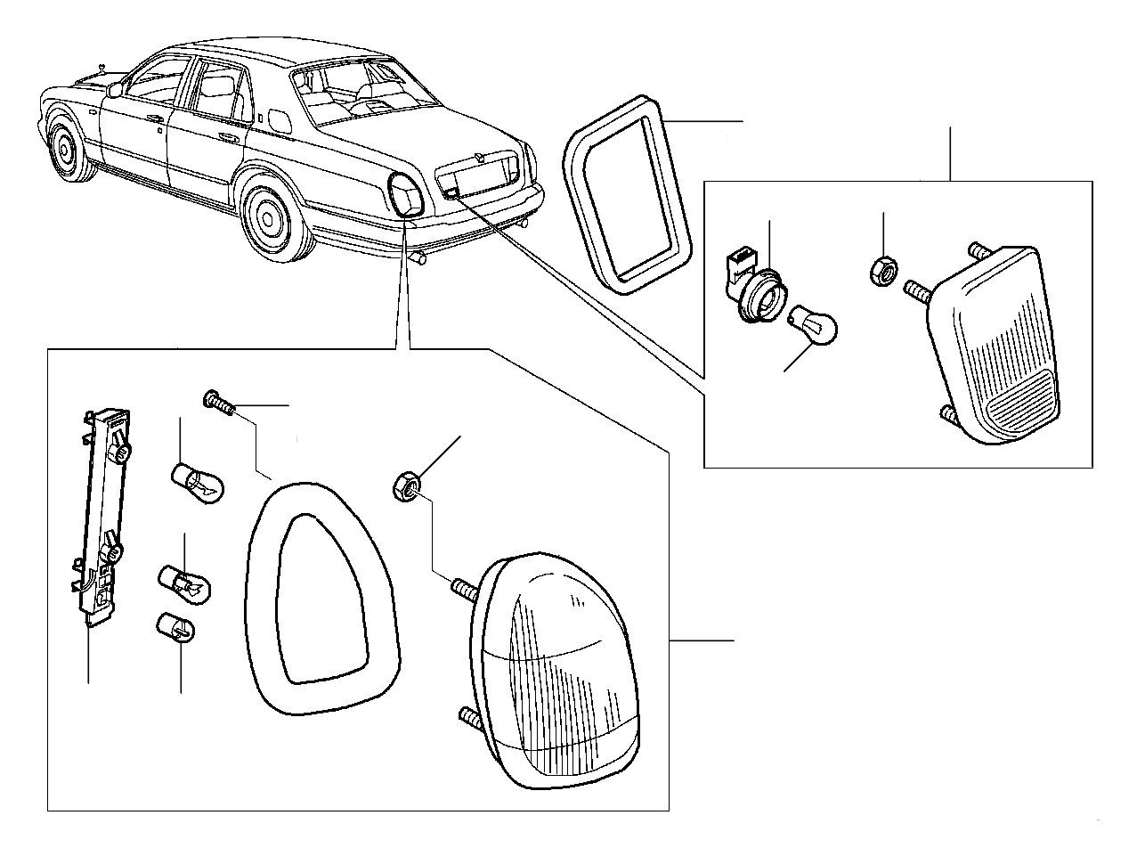 Rear lamps 1998-1999 - 1998 till 1999