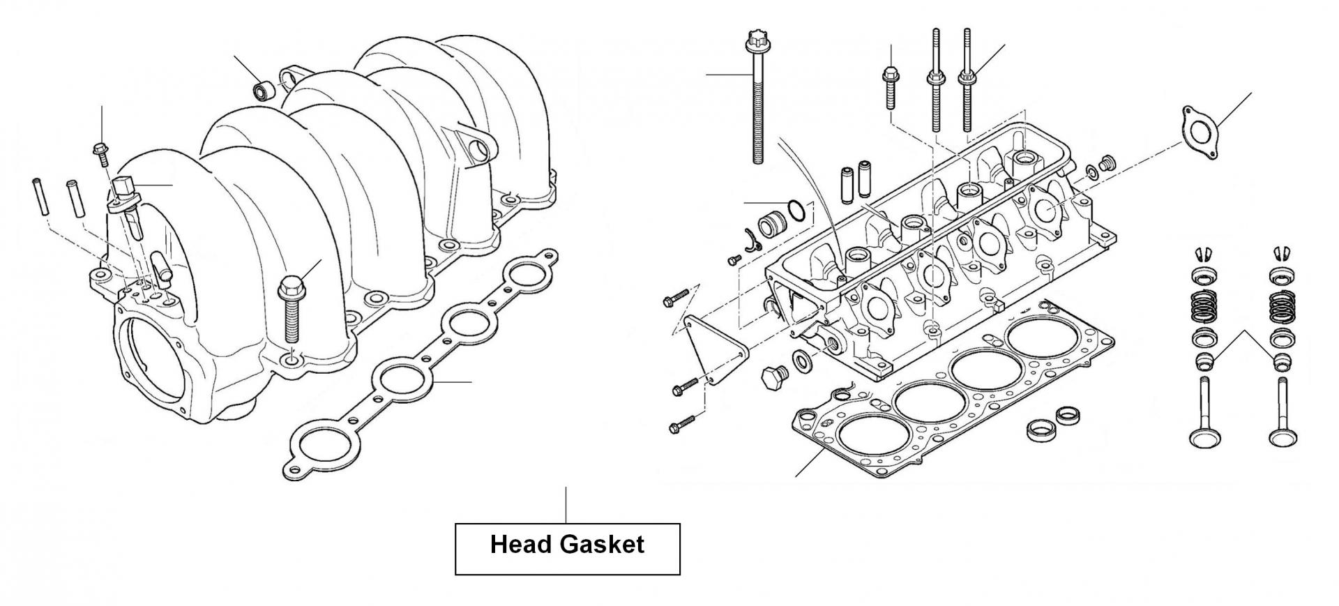 Inlet manifold gasket arnage T/R + azure late - 2006 onwards