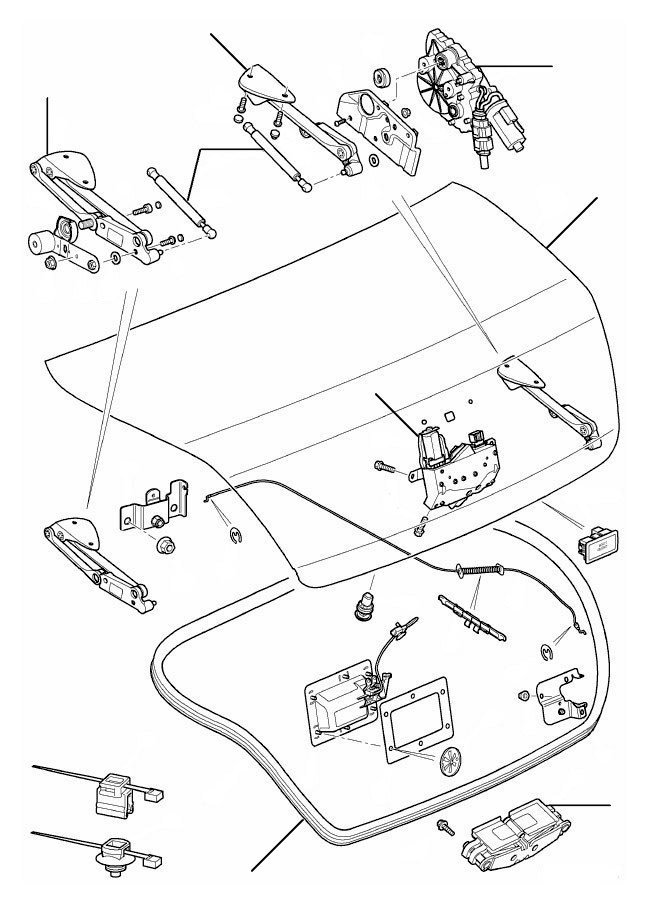 boot lid flying spur 2005-2013 - 2005 till 2013
