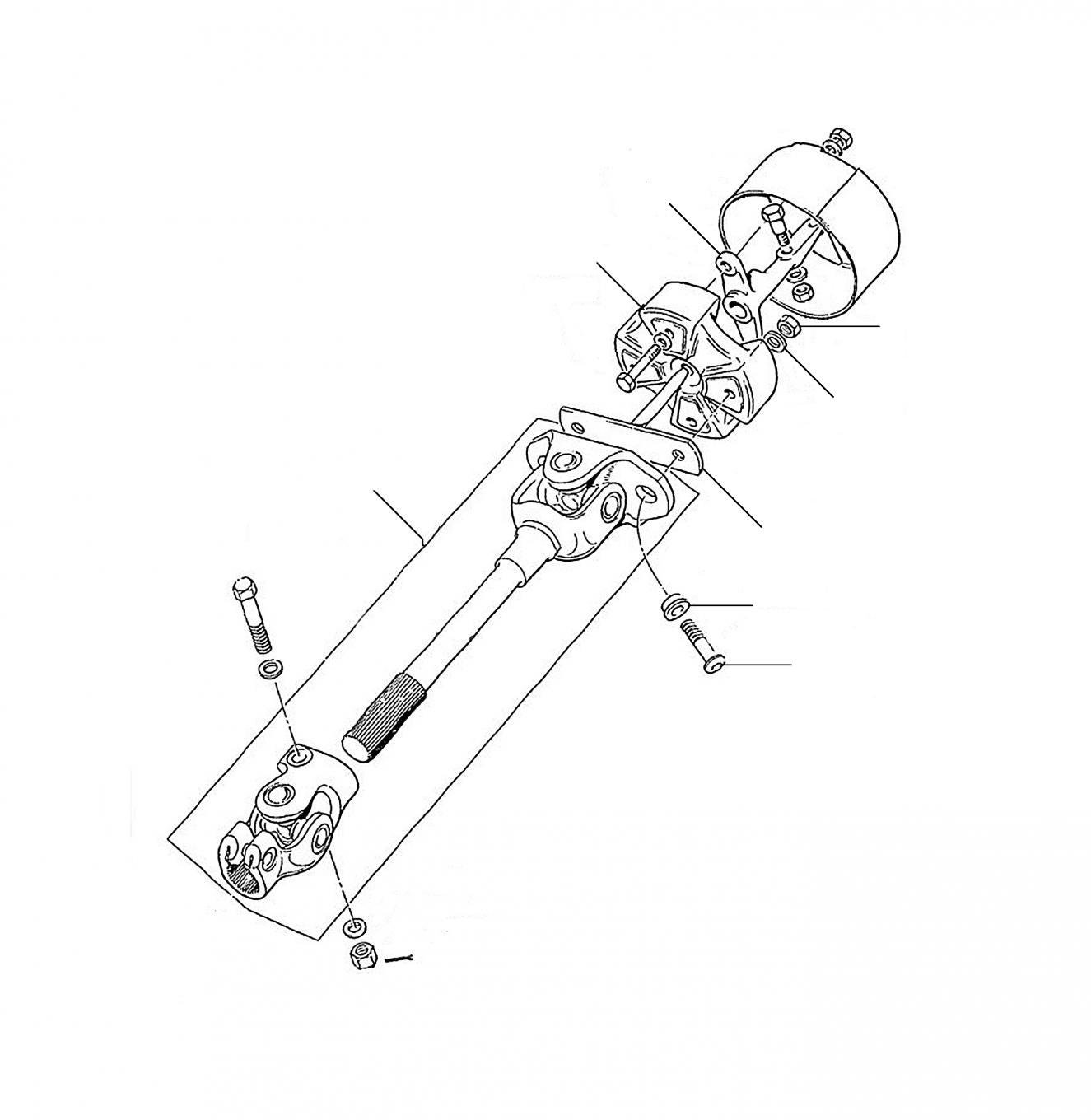 31074 Lower Column Linkage 30000-onwards - VIN 30000 onwards