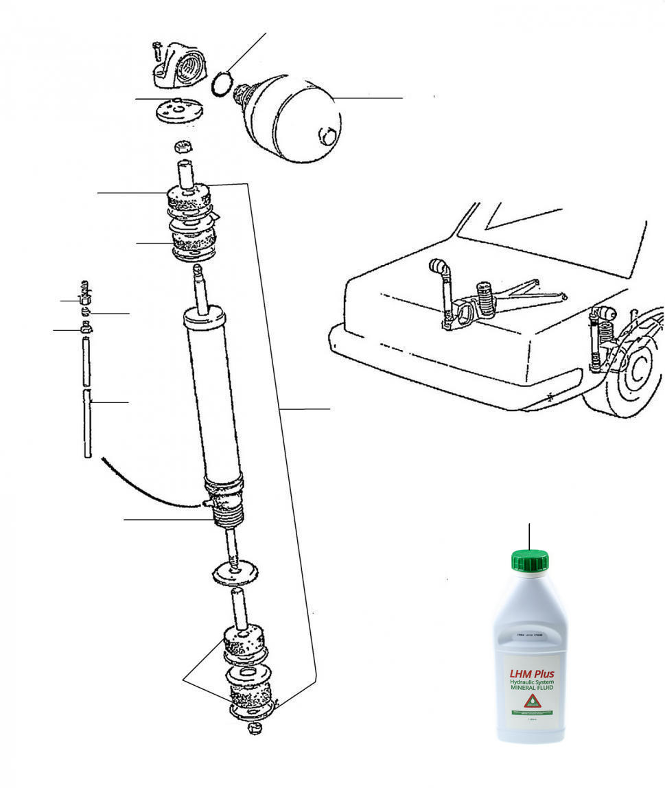 44010 shock absorber - Rolls-Royce Short wheelbase