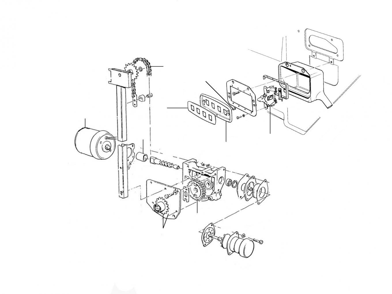 40790 Window Motors, Switches & Components 01001 till 16930.jpg - VIN 01001 till 16930