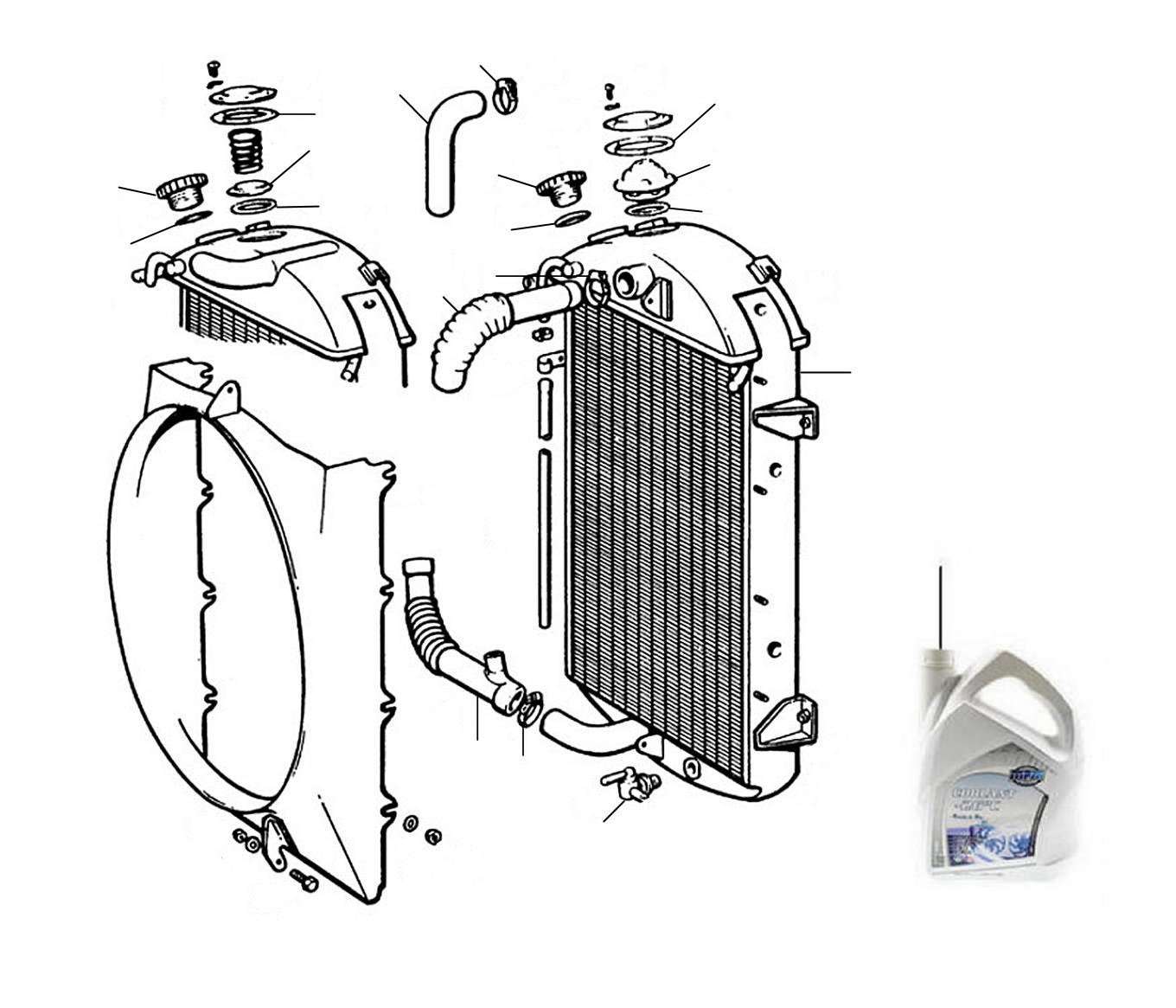 20507 Radiator Cloud I late pressurised - Pressurised