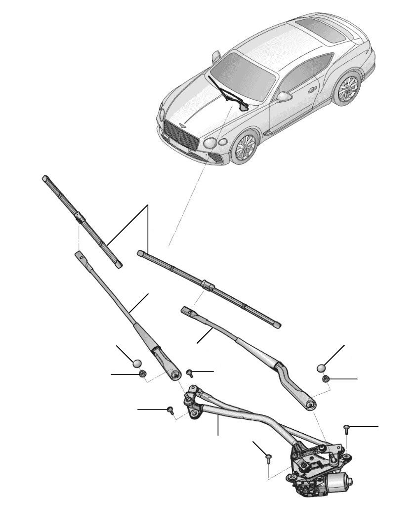 Windscreen wipers GT 2018 onw - 2018 till 2024