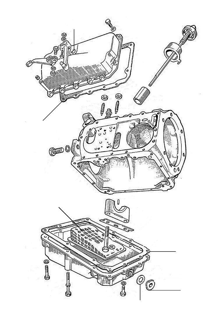 20908 Gearbox casing zonder getallen - Gaskets & Oil Seals