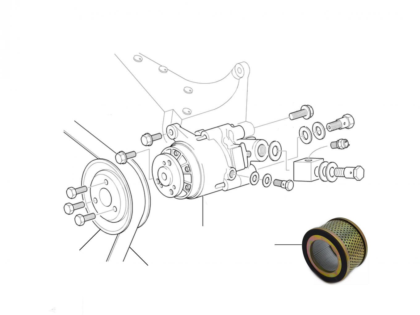 50504 Steering Pump Bentley T, R, Azure - Bentley Arnage T, R, Azure