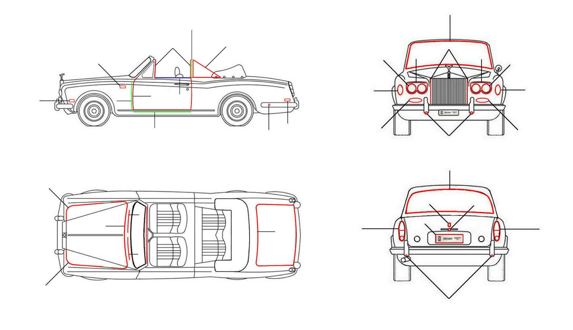 Body seals 1980 - 2003 - Body Seals