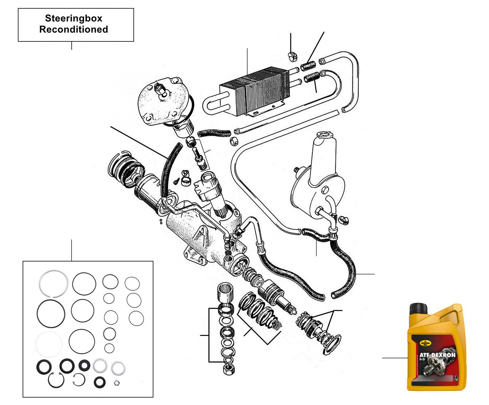 31088 Steering box - VIN 11215 till 27000