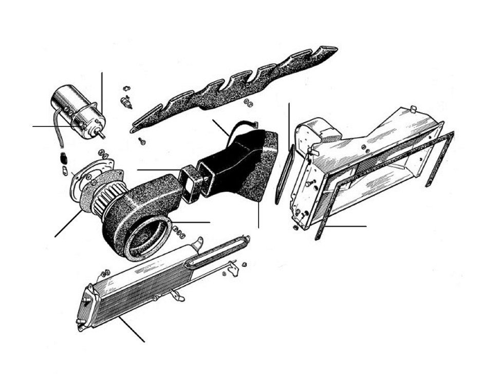 Blower motors before 30000 1965 - Blower Motors