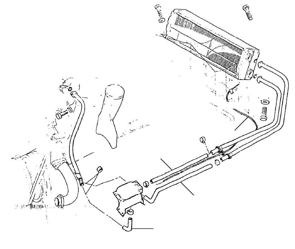 Heater matrix en heater tap 35412 onwards - VIN 35279 onwards