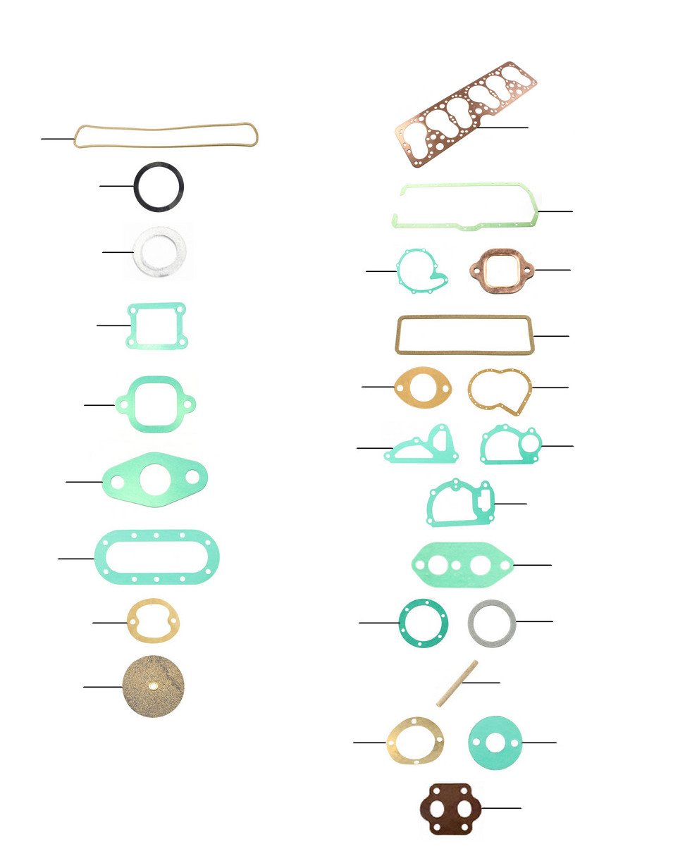 All gaskets 1945-55 4,5L - All Gaskets