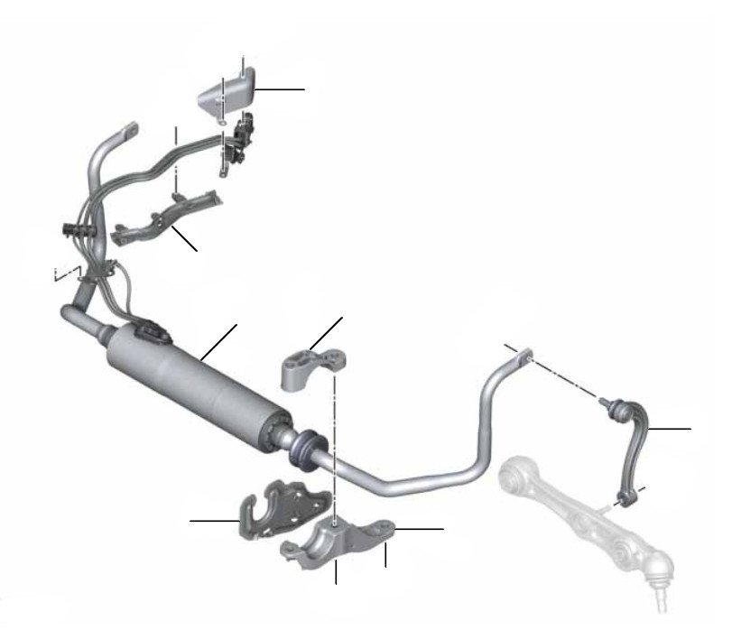 Front stabilizer bar cullinan - Front stabilizer bar
