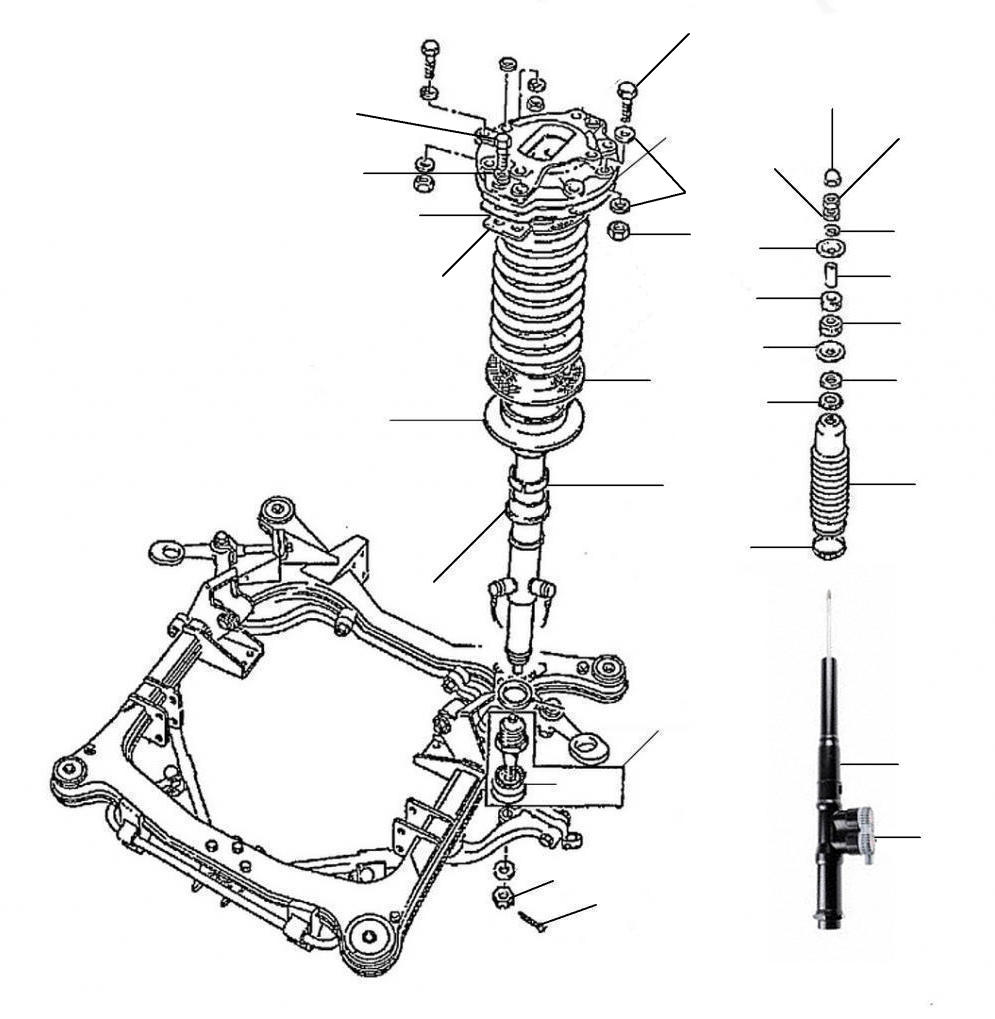 43066 Shock Absorbers & Springs 54090-onwards - VIN 54090 till 55579 (active ride)