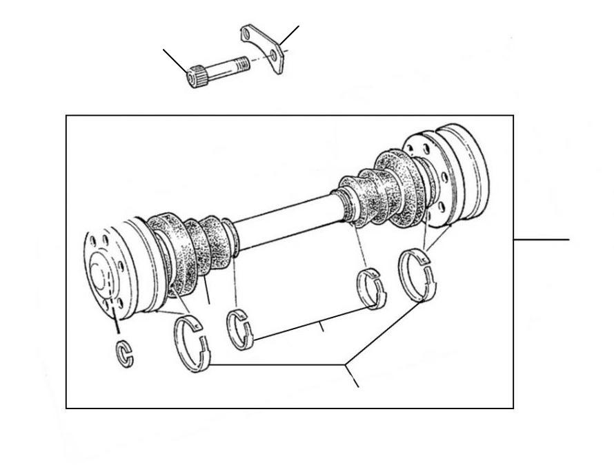 42584 Final Drive & Propshaft Drive Shaft - Turbo Cars