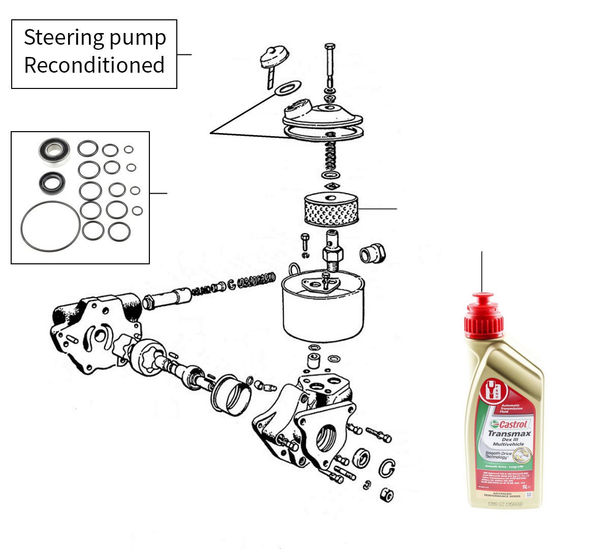 21210 Steering pump Cloud I - Steering Pump