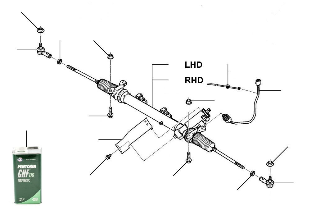 Power steering mulsanne LHD 2011 - 2021 - Power Steering